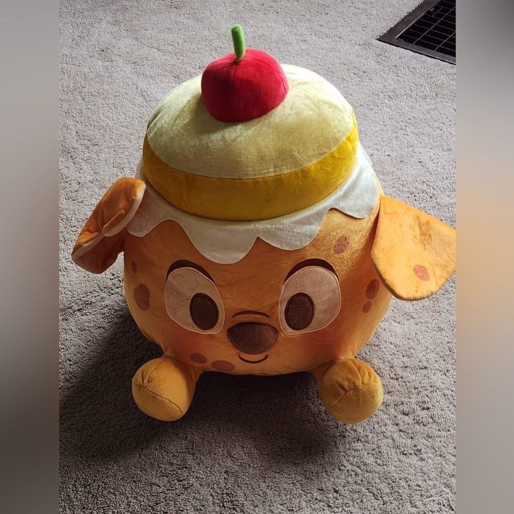 Disney Munchlings Stitch Pineapple Upside Down Cake Stuff Plush 18" Medium Size